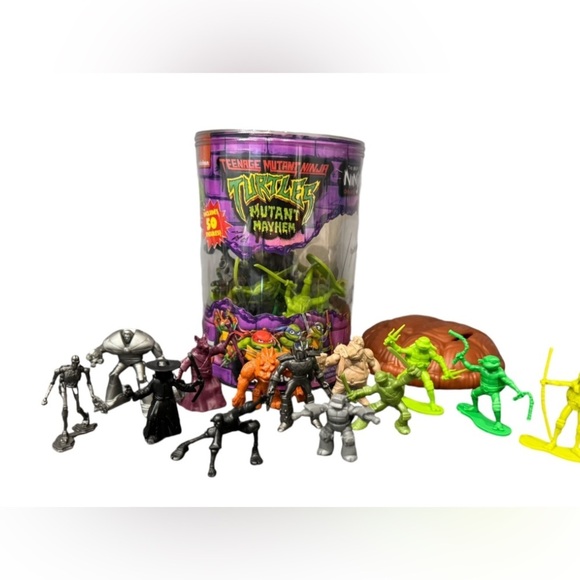 Teenage Mutant Ninja Turtles Mutant Mayhem Mini Figures: 48 pieces - Picture 1 of 4